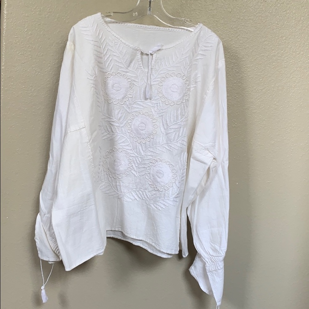 White design blouse